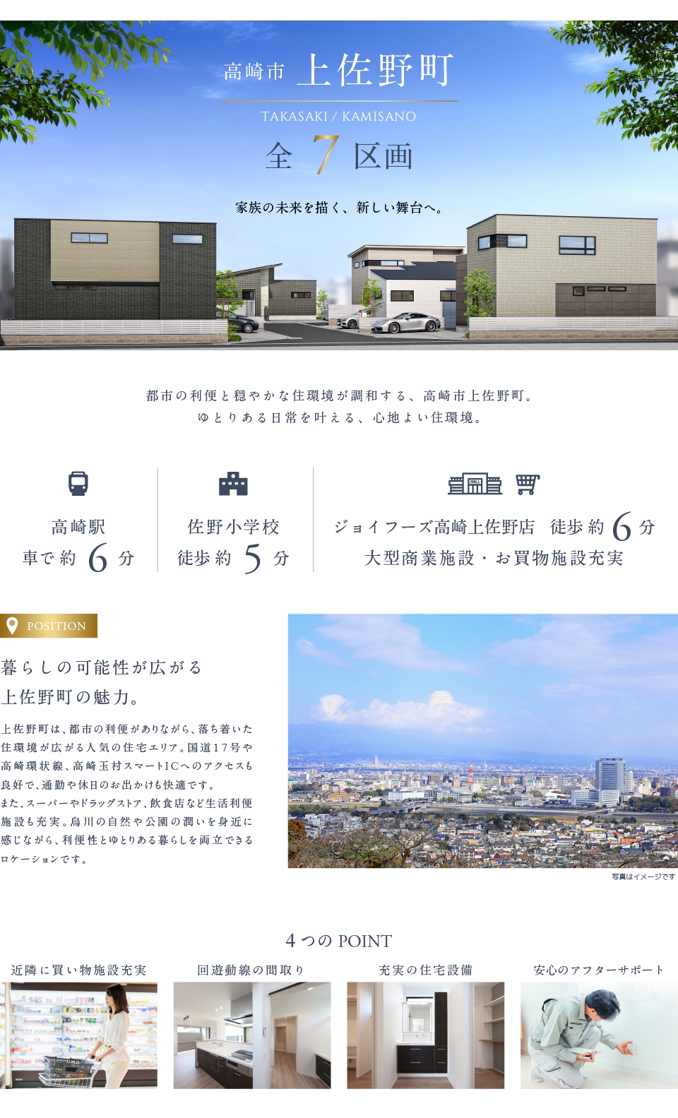 高崎市上佐野町3期全7区画