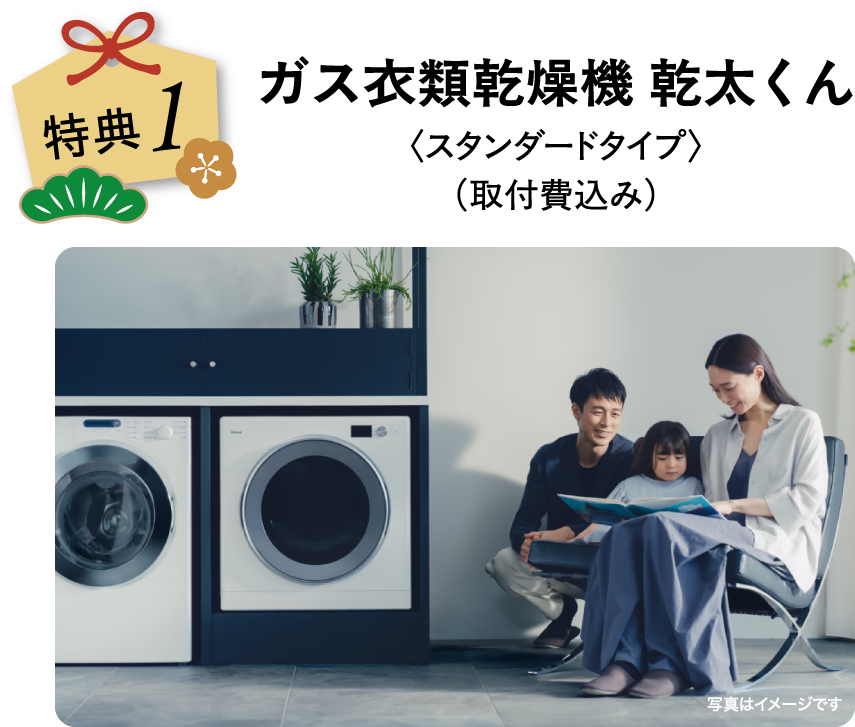 〈スタンダードタイプ〉ガス衣類乾燥機 乾太くん
